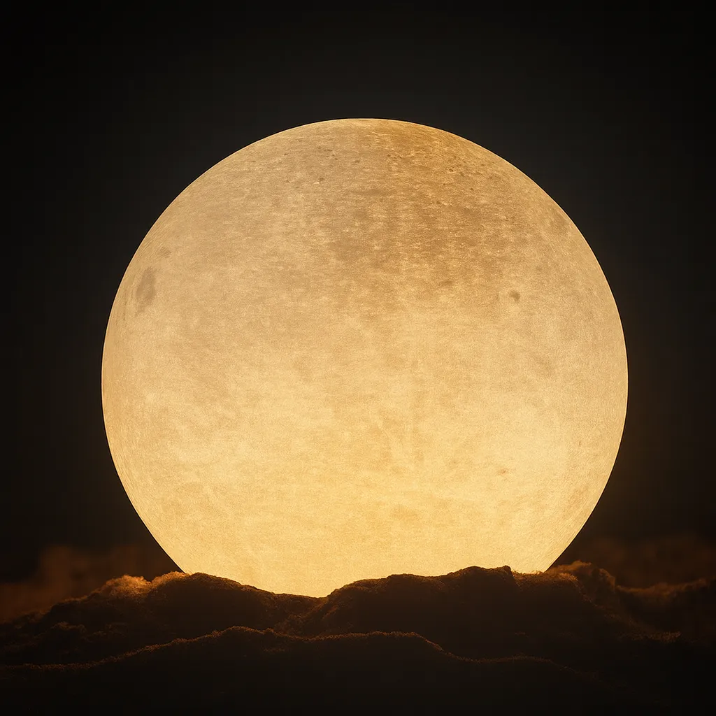 Kürə formalı yerdən çöl işığı KT-G032